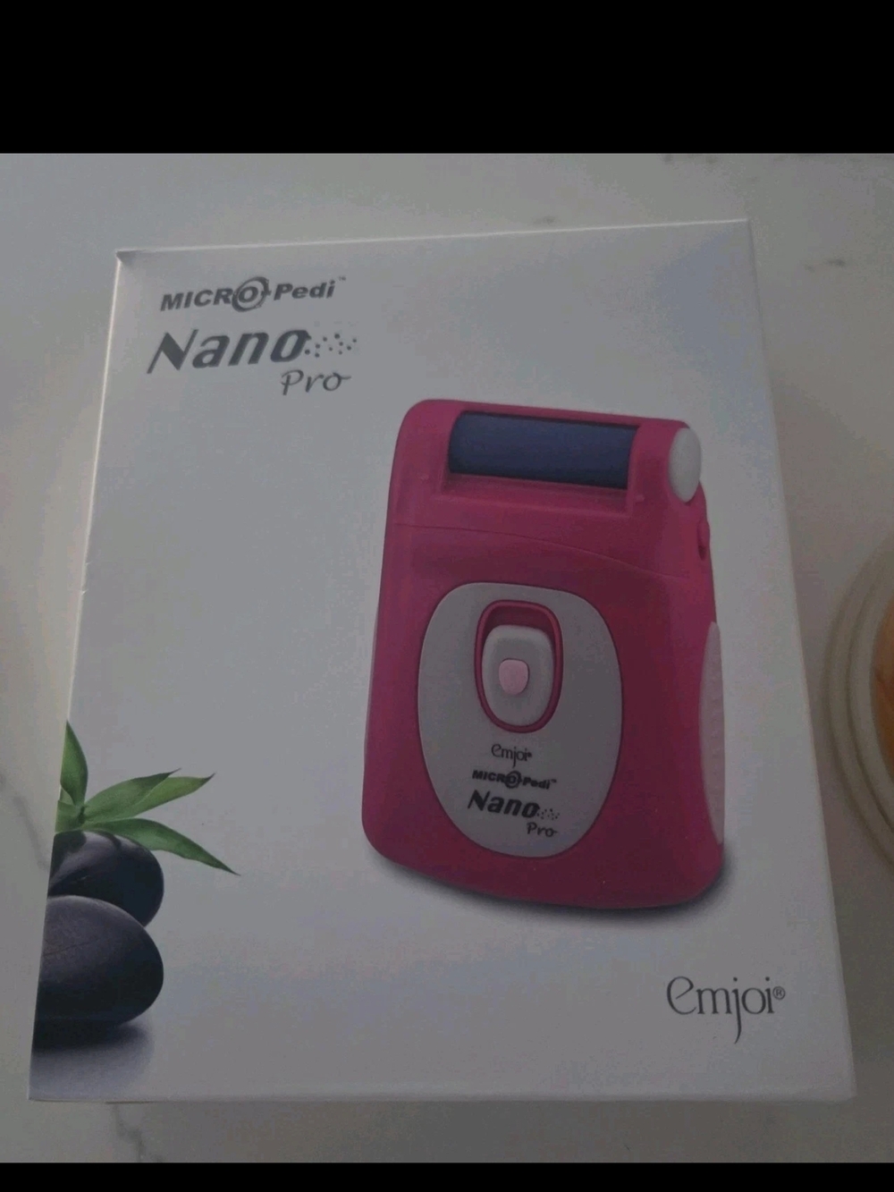 NEW Emjoi Micro-Pedi Nano Pro PINK Portable Pedicure Callus Remover